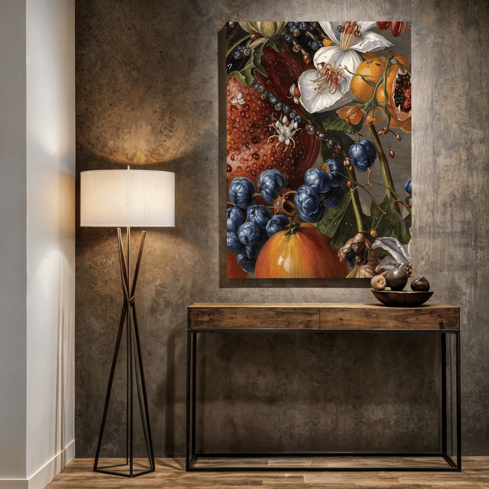 Canvas Print: "Baroque Bounty" - Tailored Canvases - Flyclothing LLC