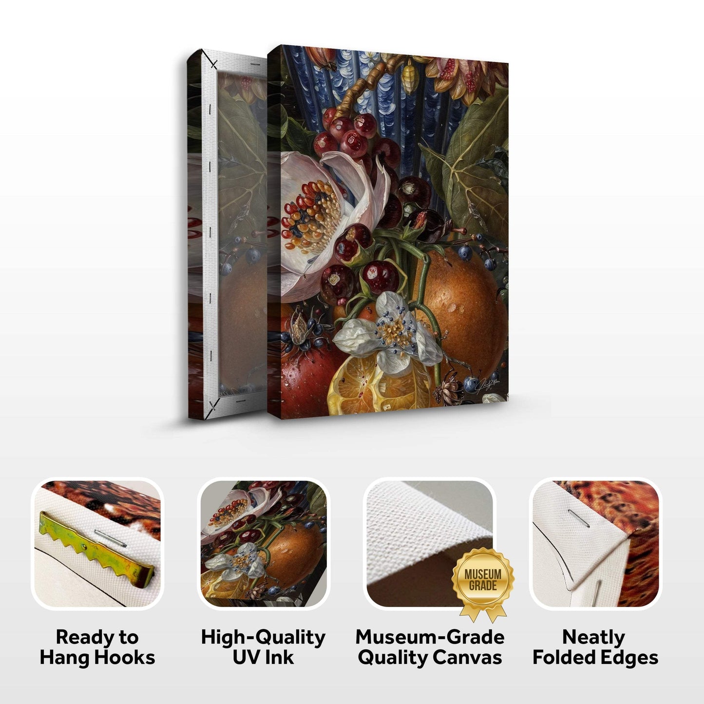 Canvas Print: "Baroque Bounty III" - Tailored Canvases - Flyclothing LLC