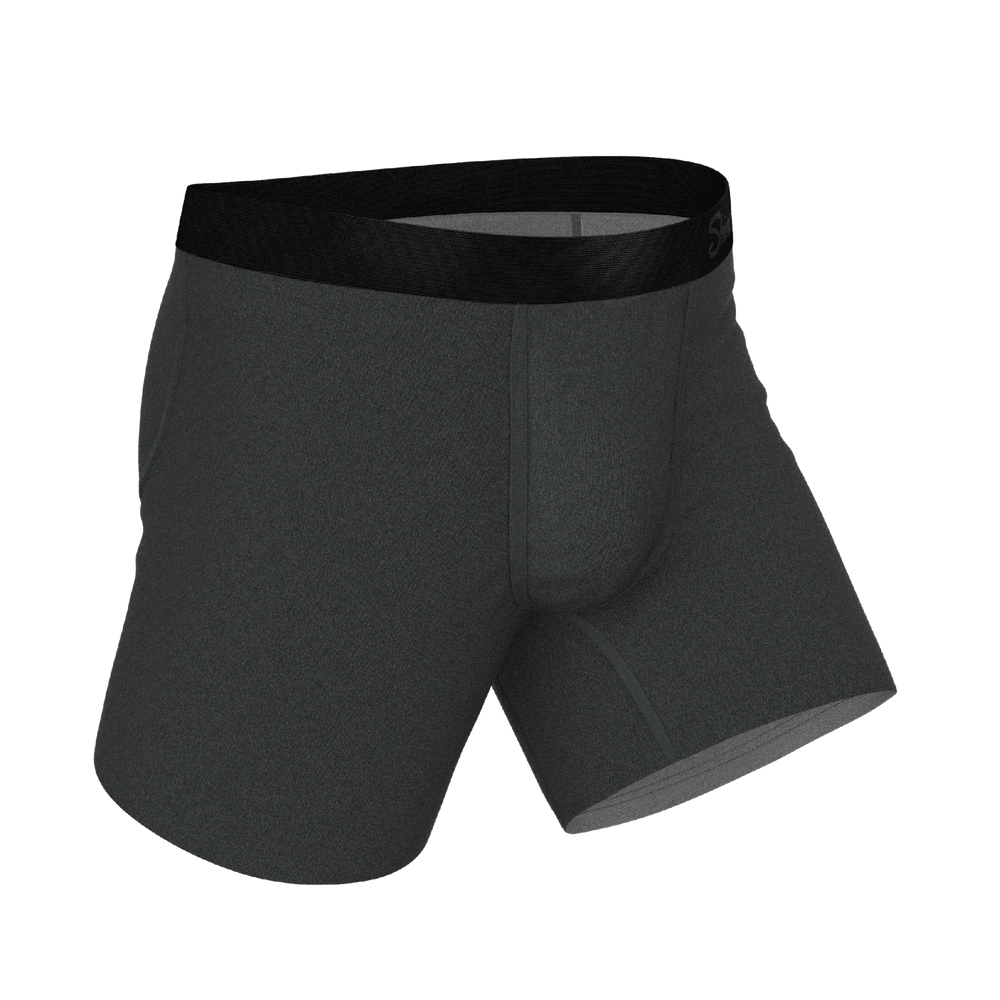 The Basalt | Heather Charcoal Ball Hammock® Pouch Underwear - Shinesty - Flyclothing LLC