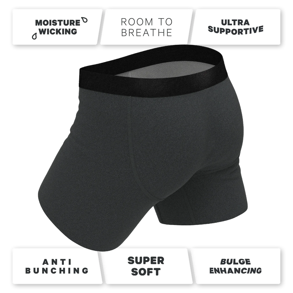 The Basalt | Heather Charcoal Ball Hammock® Pouch Underwear - Shinesty - Flyclothing LLC