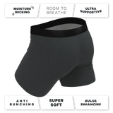 The Basalt | Heather Charcoal Ball Hammock® Pouch Underwear - Shinesty - Flyclothing LLC