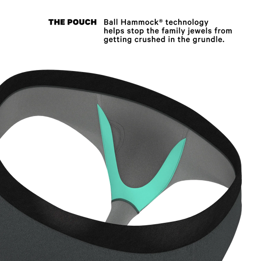 The Basalt | Heather Charcoal Ball Hammock® Pouch Underwear Briefs - Shinesty - Flyclothing LLC