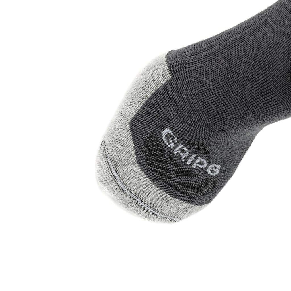 3 Pack Basalt - Run No Show Runweight Merino Wool Sock - GRIP6 - Flyclothing LLC