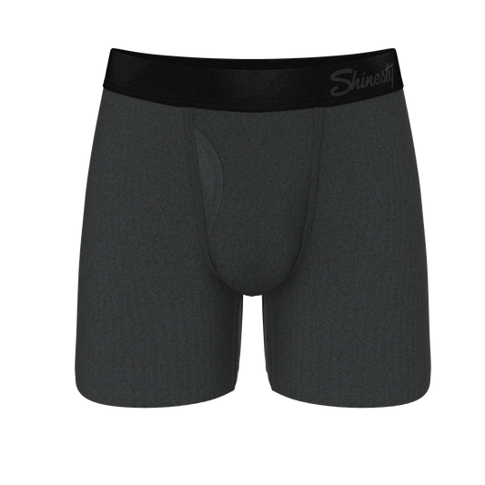 The Basalt | Heather Charcoal Ball Hammock® Pouch Underwear With Fly - Shinesty - Flyclothing LLC