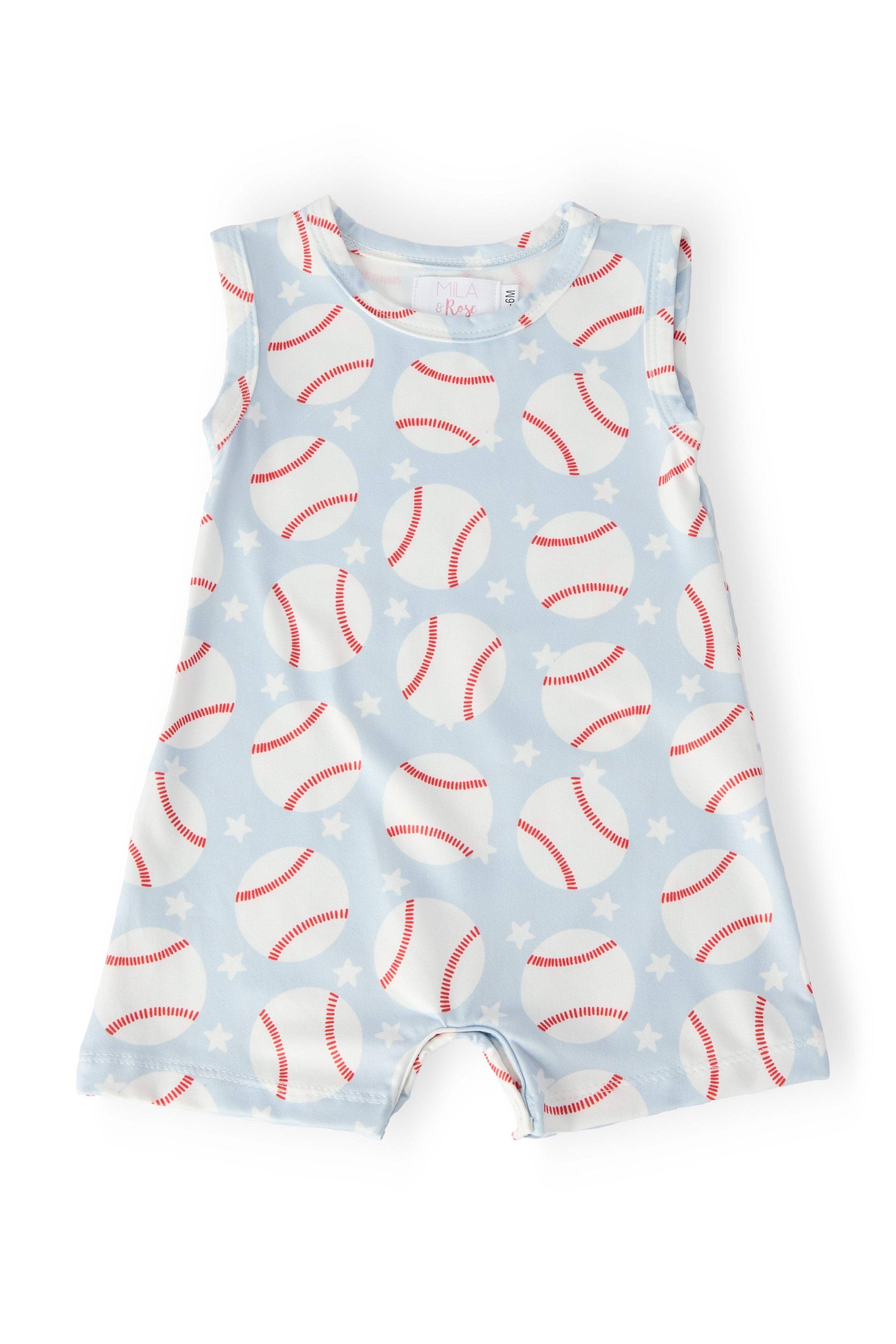Baseball Shorty One-Piece - Mila & Rose ® - Flyclothing LLC