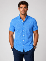 Bastille Check Short Sleeve Tech Shirt - Buki - Flyclothing LLC