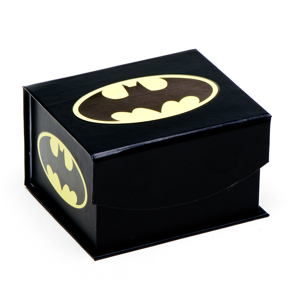 DC Batman Dark Knight Recessed Black Cufflinks - Cufflinks.com - Flyclothing LLC