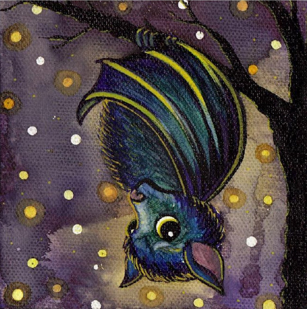Black Market Art Company Bat Print