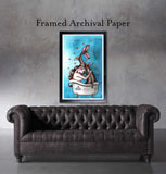 Black Market Art Company Bath Print