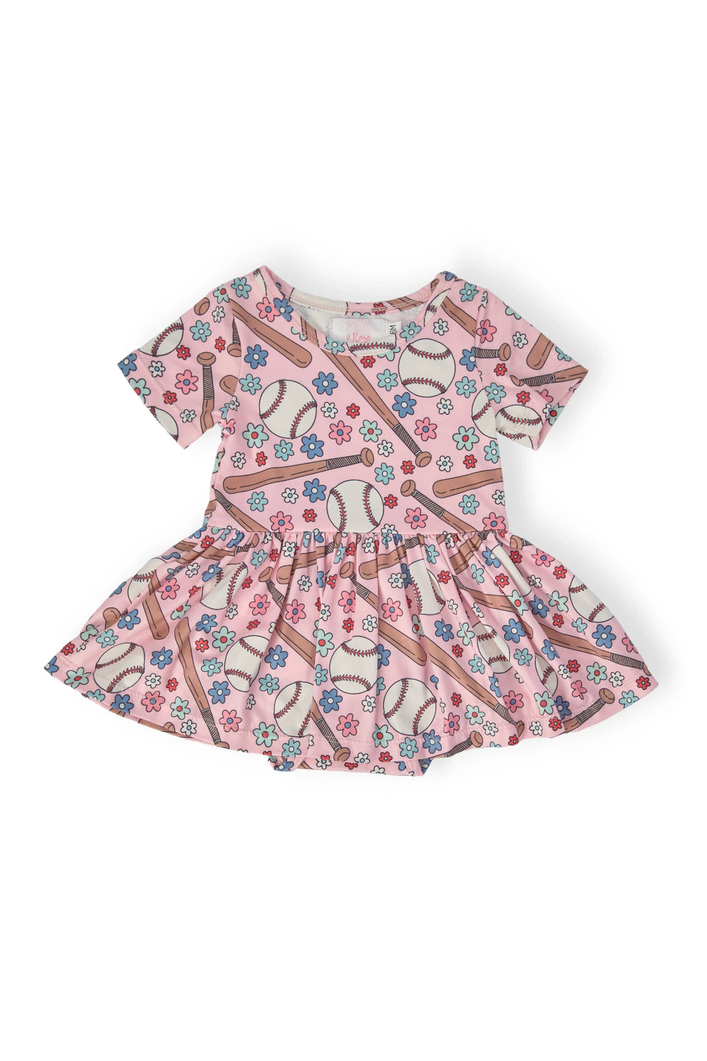 Batter Up S/S Twirl Bodysuit - Mila & Rose ® - Flyclothing LLC