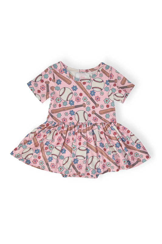 Batter Up S/S Twirl Bodysuit - Mila & Rose ® - Flyclothing LLC