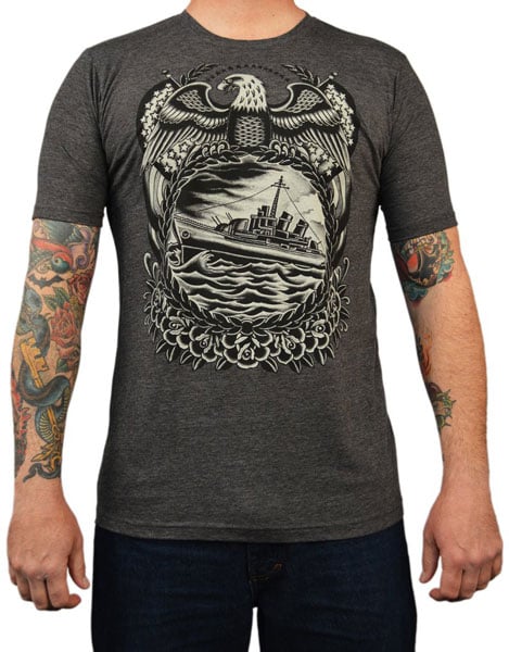 Black Market Art Company Battleship Men's T-Shirt
