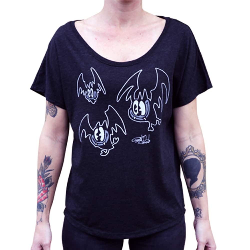 Black Market Art Company Batty Women's Dolman Shirt