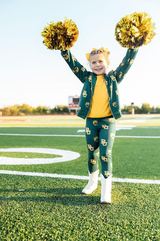 Baylor Green Bear Leggings