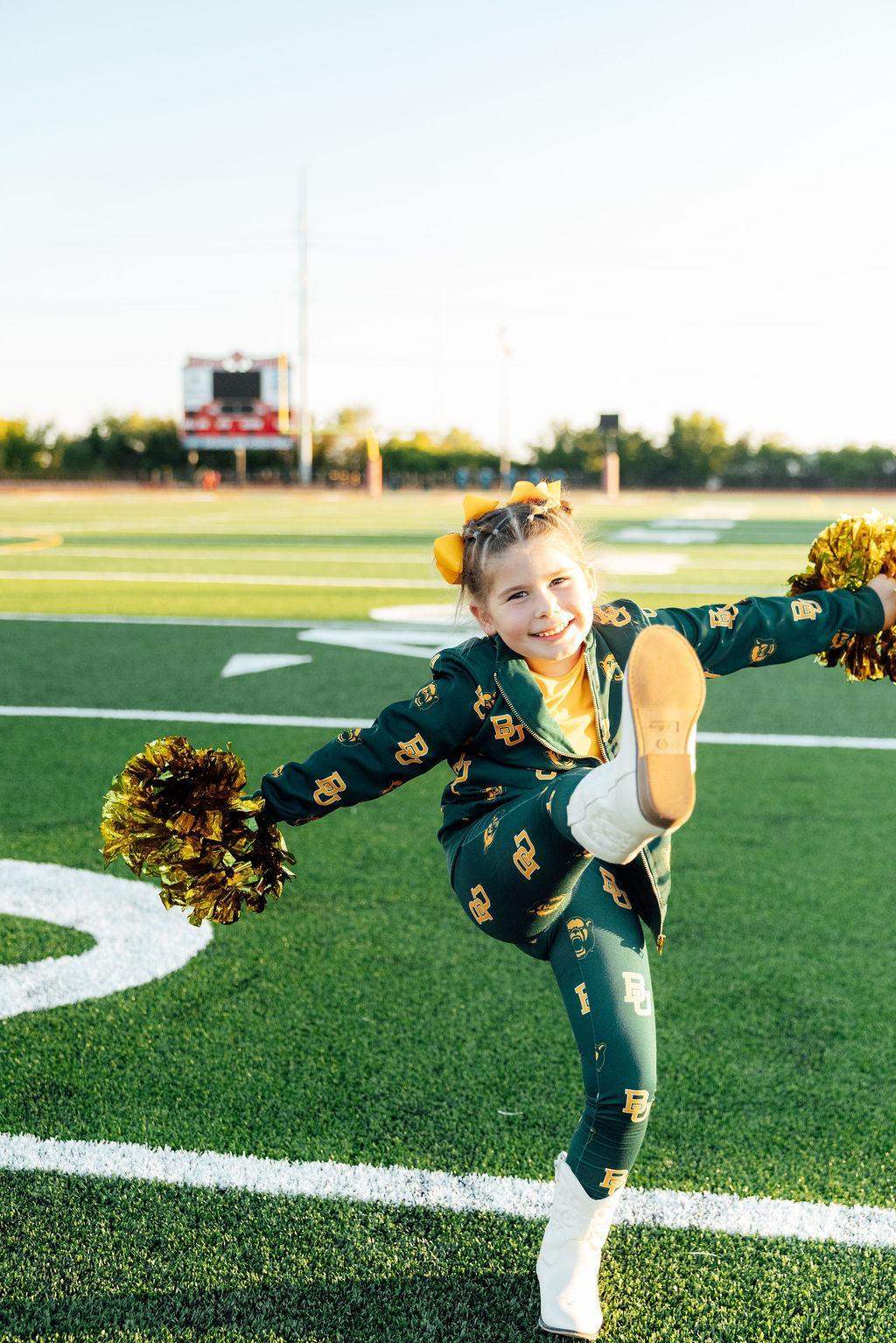 Baylor Green Bear Satin Jacket - Mila & Rose ® - Flyclothing LLC