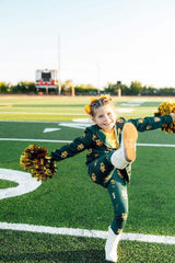 Baylor Green Bear Satin Jacket - Mila & Rose ® - Flyclothing LLC
