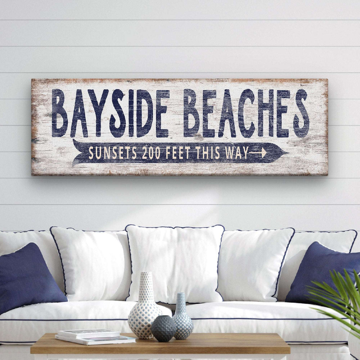 Personalized Nautical Beach Sign - Off The Square Designs - Flyclothing LLC
