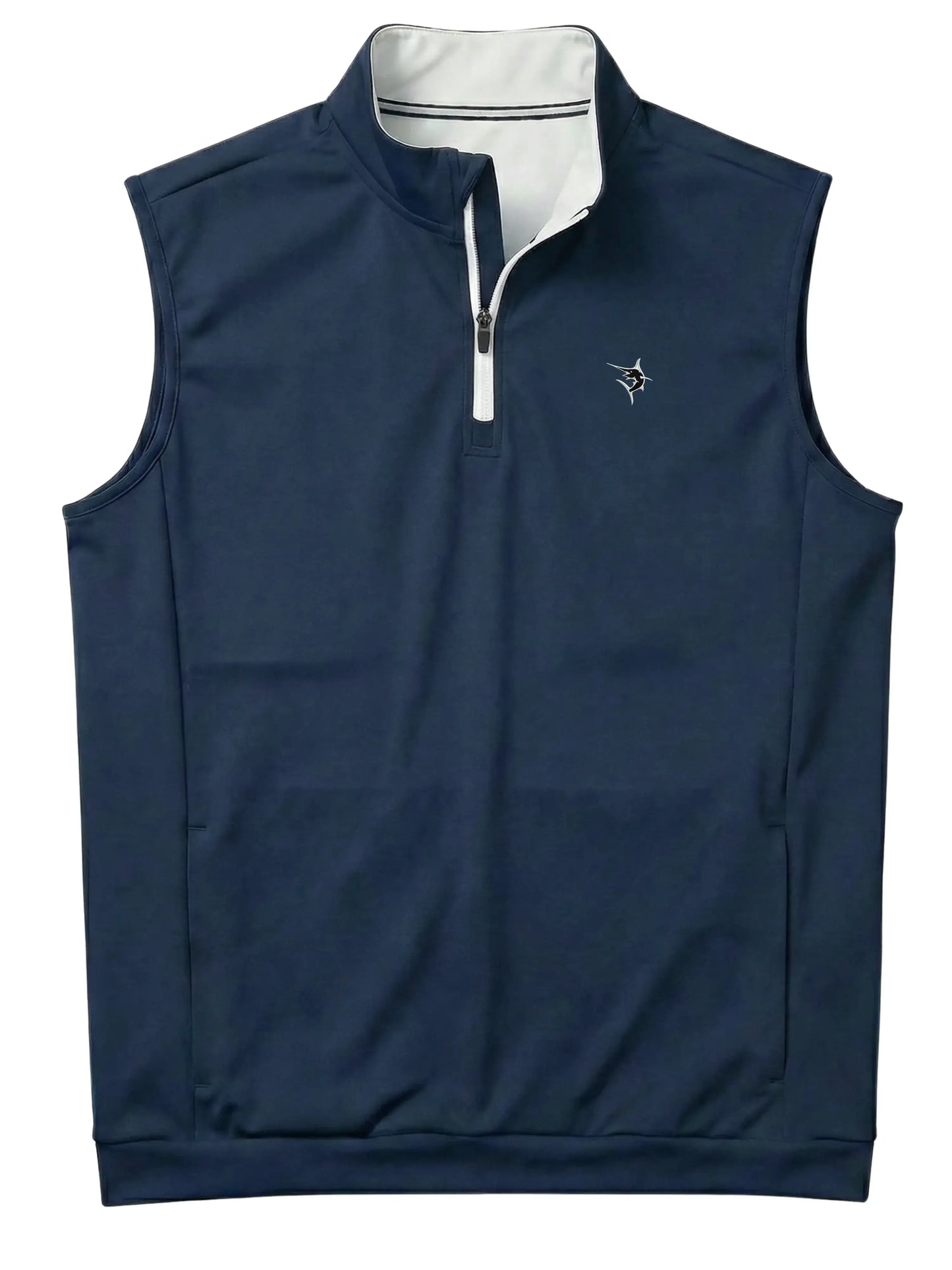 Bayside Quarter Zip Vest - White Water Life - Flyclothing LLC