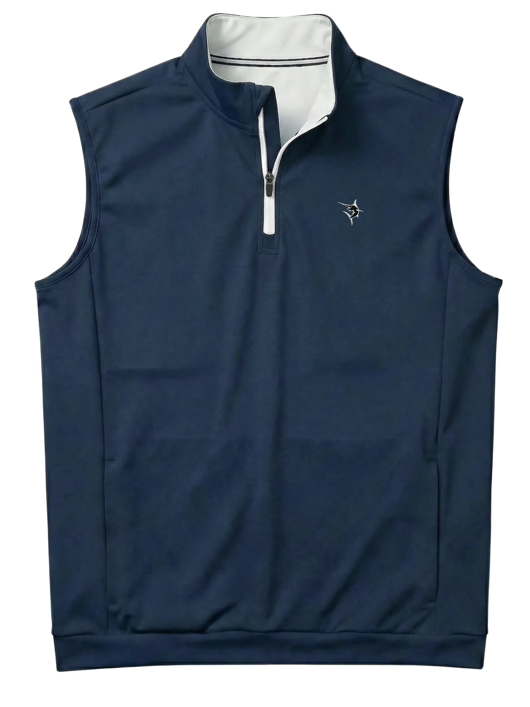 Bayside Quarter Zip Vest - White Water Life - Flyclothing LLC