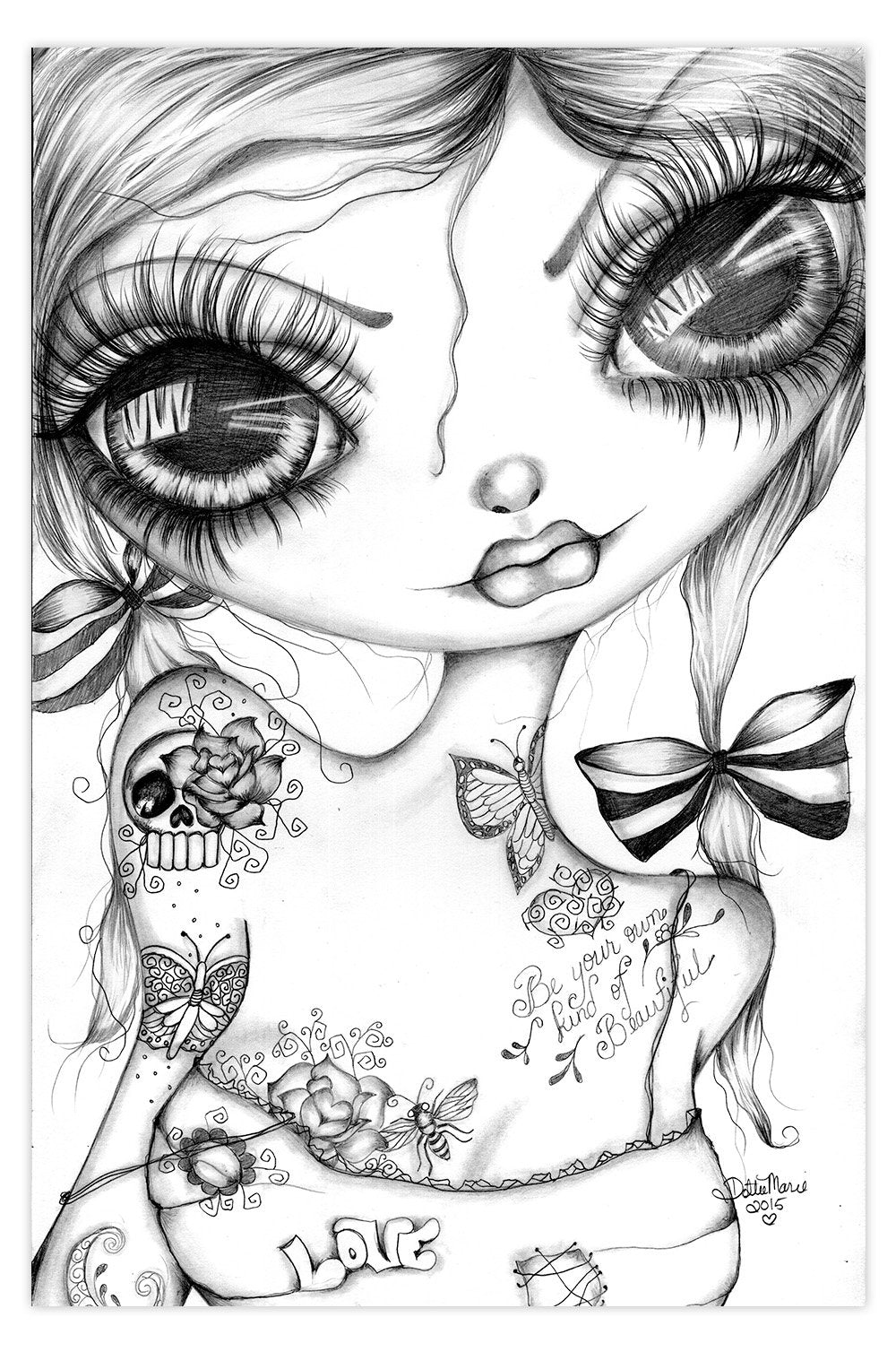 Black Market Art Company Be Your Own Kind of Beautiful Print