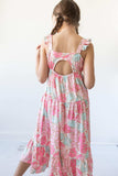 Beach Daze Ruffle Maxi Dress - Mila & Rose ® - Flyclothing LLC