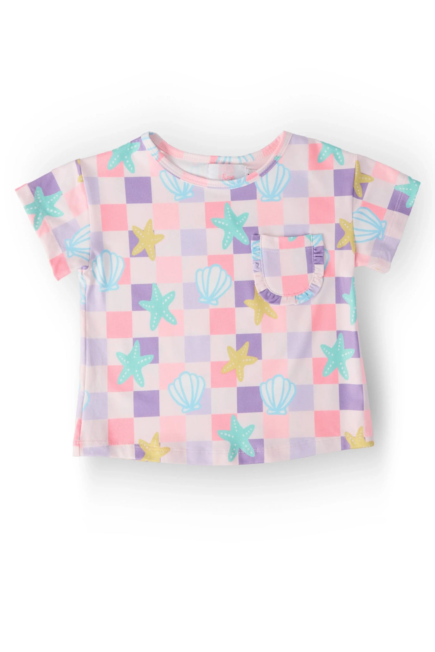 Beach Days Ruffle Pocket Tee - Mila & Rose ® - Flyclothing LLC