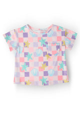 Beach Days Ruffle Pocket Tee - Mila & Rose ® - Flyclothing LLC