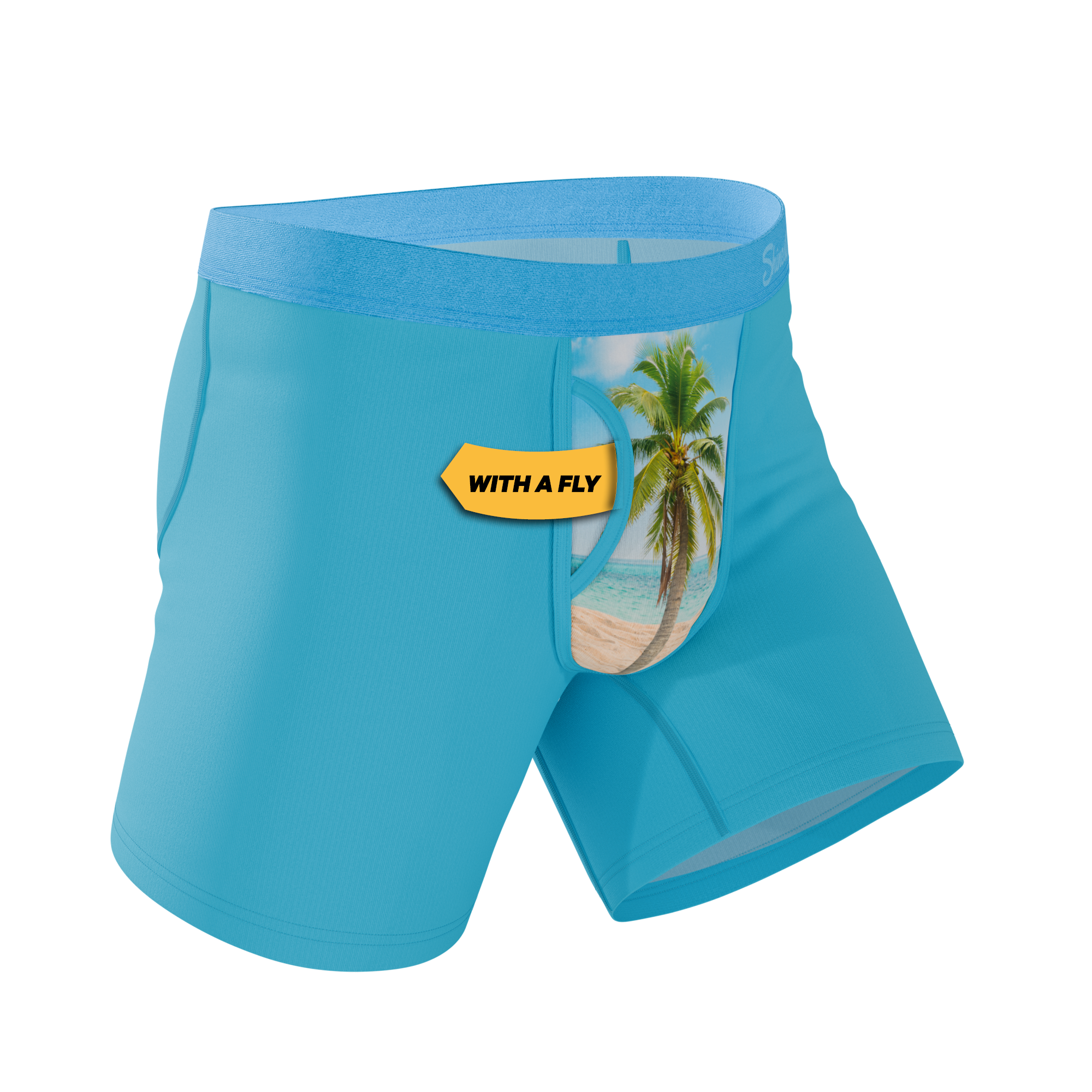The Beach Please | Palm Tree Ball Hammock® Pouch Underwear With Fly
