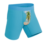 The Beach Please | Palm Tree Ball Hammock® Boxer - Long Leg - Shinesty - Flyclothing LLC