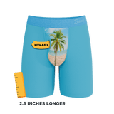 The Beach Please | Palm Tree Ball Hammock® Boxer - Long Leg - Shinesty - Flyclothing LLC