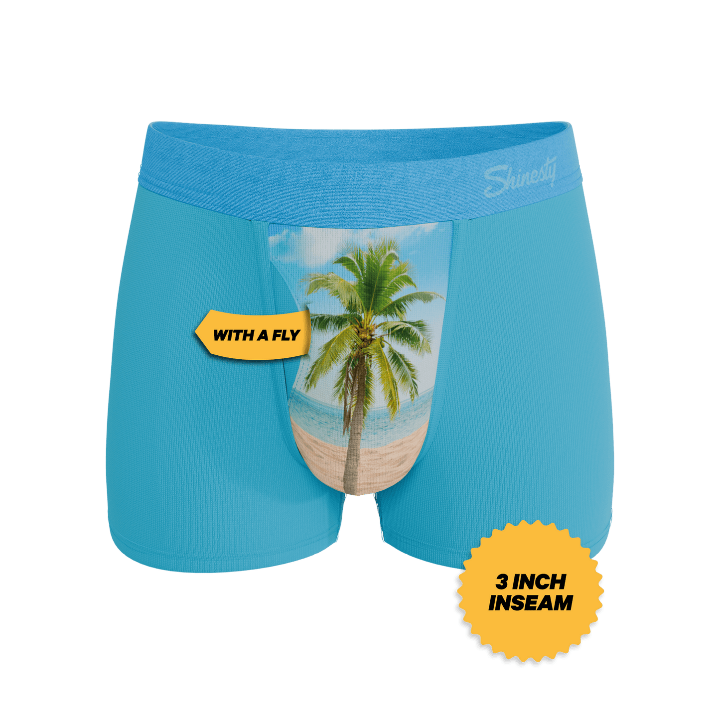 The Beach Please | Palm Tree Ball Hammock® Pouch Trunks Underwear - Shinesty - Flyclothing LLC