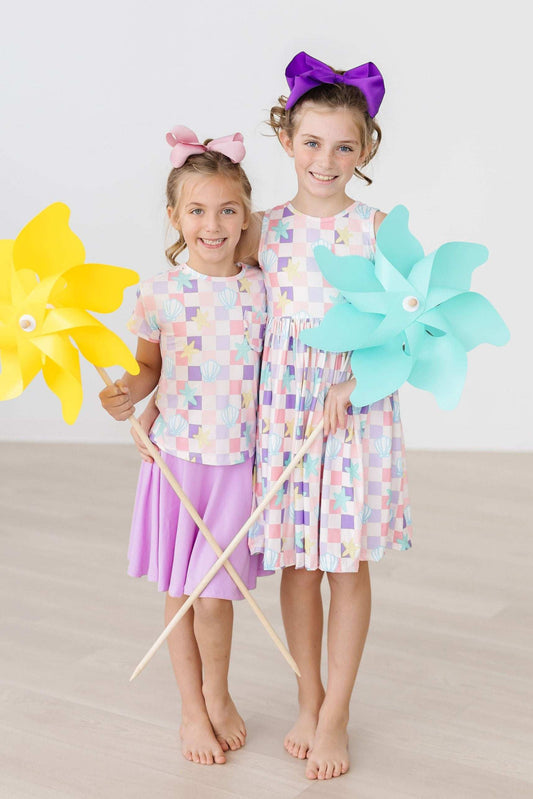 Beach Days Ruffle Pocket Tee - Mila & Rose ® - Flyclothing LLC