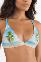 The Beach Please | Palm Tree Boob Hammock™ Triangle Bralette - Shinesty - Flyclothing LLC