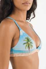 The Beach Please | Palm Tree Boob Hammock™ Triangle Bralette - Shinesty - Flyclothing LLC