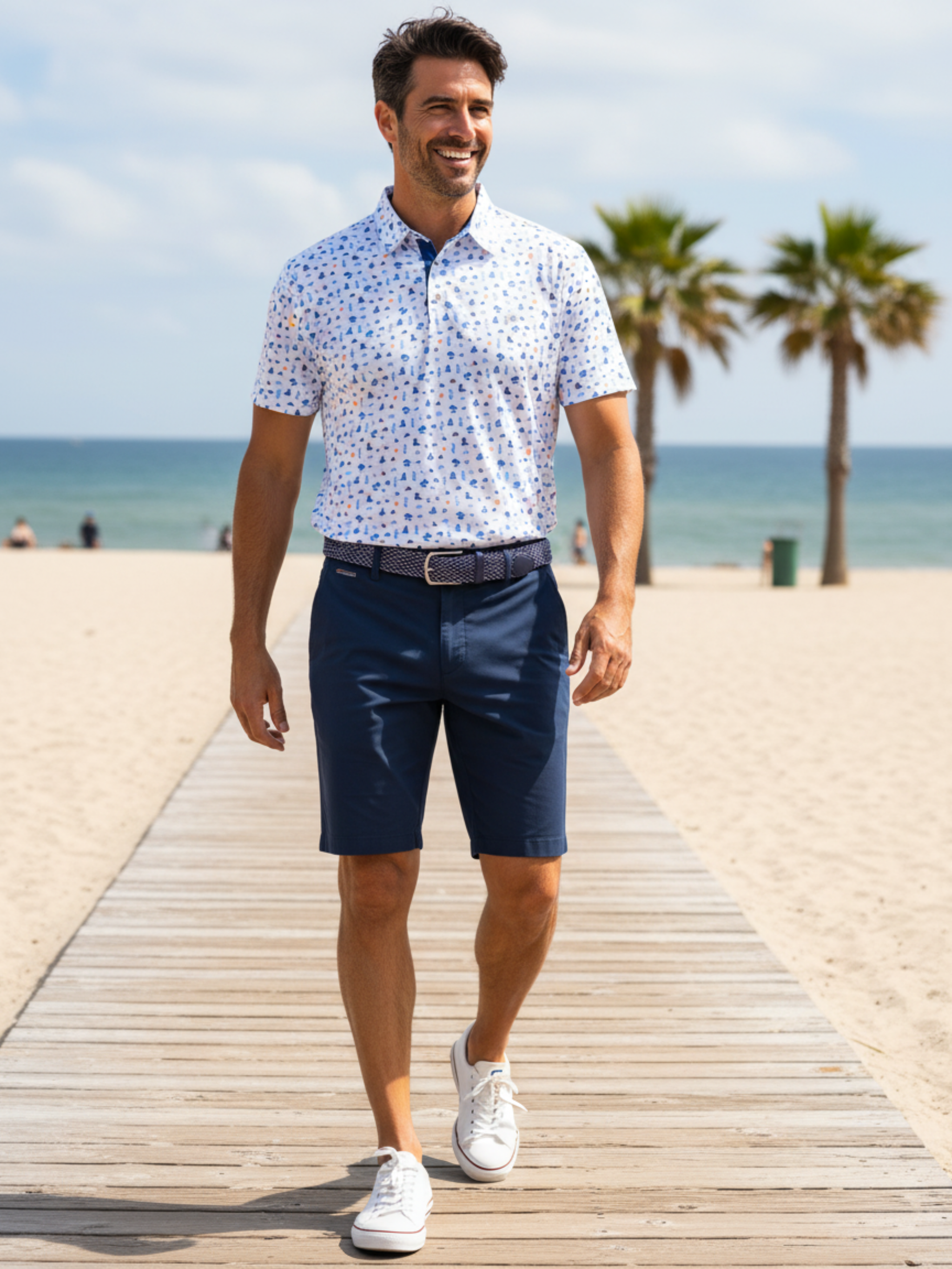 Freeport Short Effortless Performance - White Water Life - Flyclothing LLC