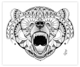 Black Market Art Company Bear Print