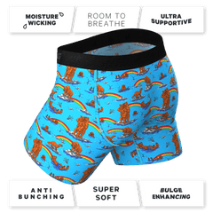 The Bear | Bear and Otter Rainbow Ball Hammock® Pouch Underwear - Shinesty