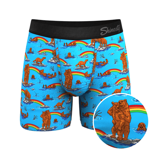 The Bear | Bear and Otter Rainbow Ball Hammock® Pouch Underwear - Shinesty