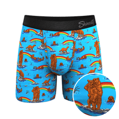The Bear | Bear and Otter Rainbow Ball Hammock® Pouch Underwear - Shinesty
