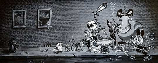 Black Market Art Company Beat Fink Avenue Print - Black Market Art Company - Flyclothing LLC