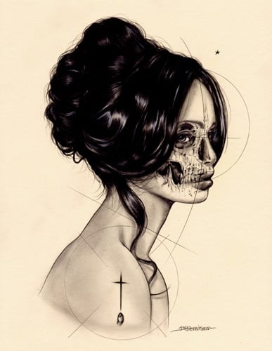 Black Market Art Company Beauty Queen Print