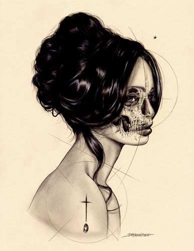 Black Market Art Company Beauty Queen Print - Black Market Art Company - Flyclothing LLC