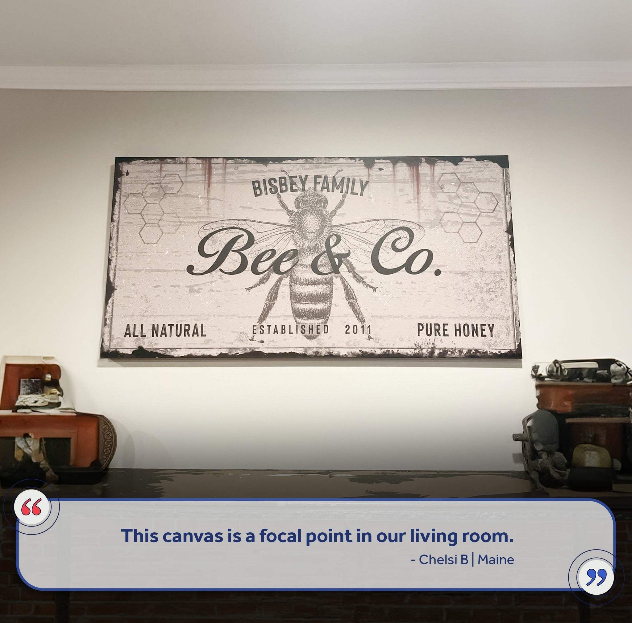 Bee and Co Sign II - Tailored Canvases - Flyclothing LLC