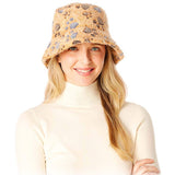 Animal Paw Faux Fur Bucket Hat - Madeline Love - Flyclothing LLC