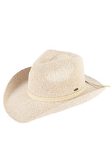 C.C Women's Terry Cloth Band Trim Cowboy Hat - Madeline Love - Flyclothing LLC