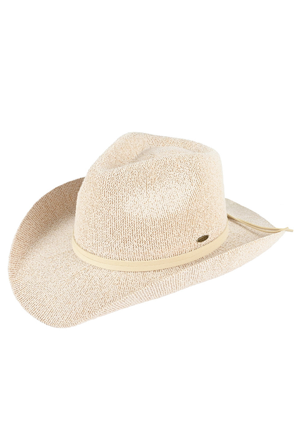 C.C Women's Terry Cloth Band Trim Cowboy Hat - Madeline Love - Flyclothing LLC