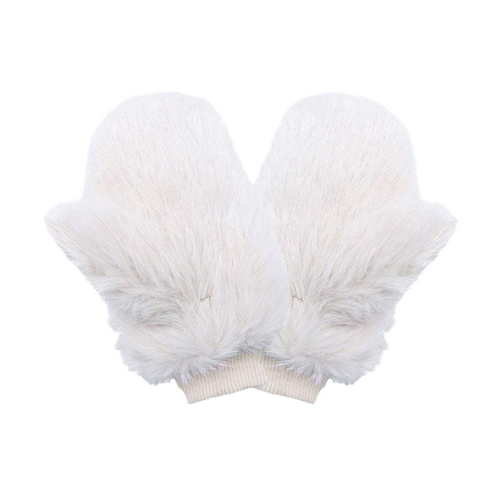 Faux Fur Mitten Gloves - Madeline Love - Flyclothing LLC
