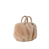 Faux Fur Tote Crossbody Bag - Madeline Love - Flyclothing LLC