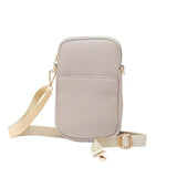 Faux Leather Rectangle Crossbody Bag - Madeline Love - Flyclothing LLC