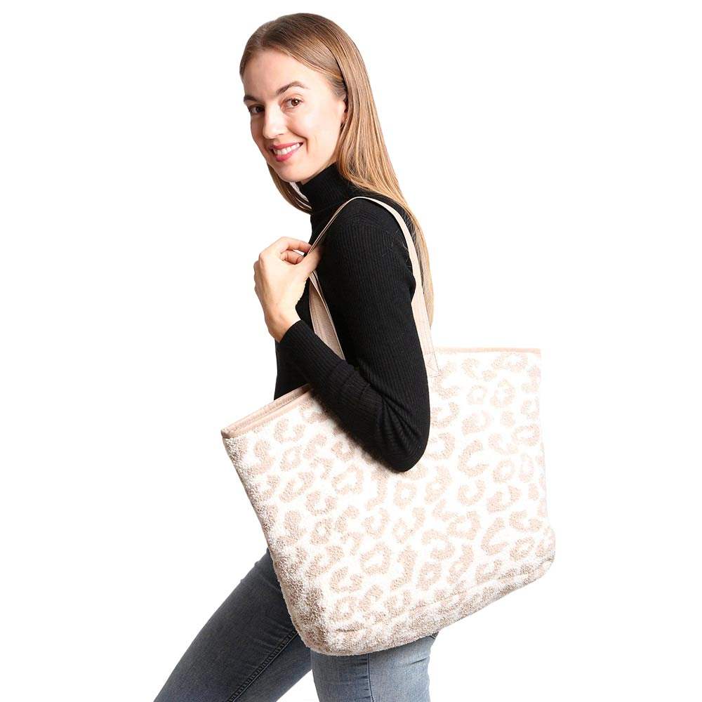 Leopard Tote Bag - Madeline Love - Flyclothing LLC